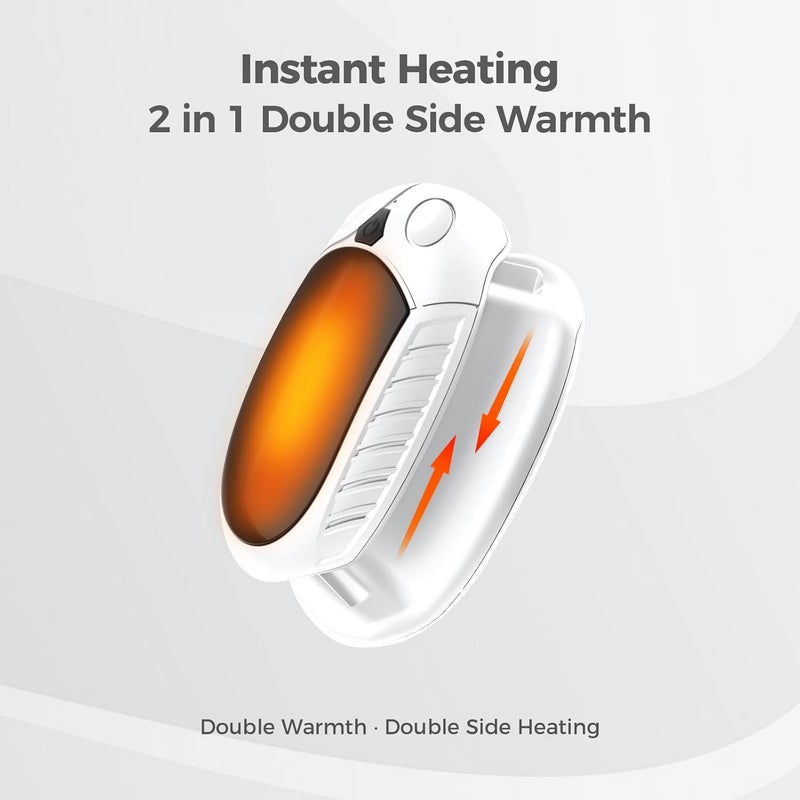 Gutimo Classic Hand Warmers Rechargeable 2 Pack, AI Temperature Control Pocket Size Electric Handwarmers, Quick Charge Portable Hand Warmer Great Gift for Christmas Outdoors, Hunting, Golf, Camping - Image 5